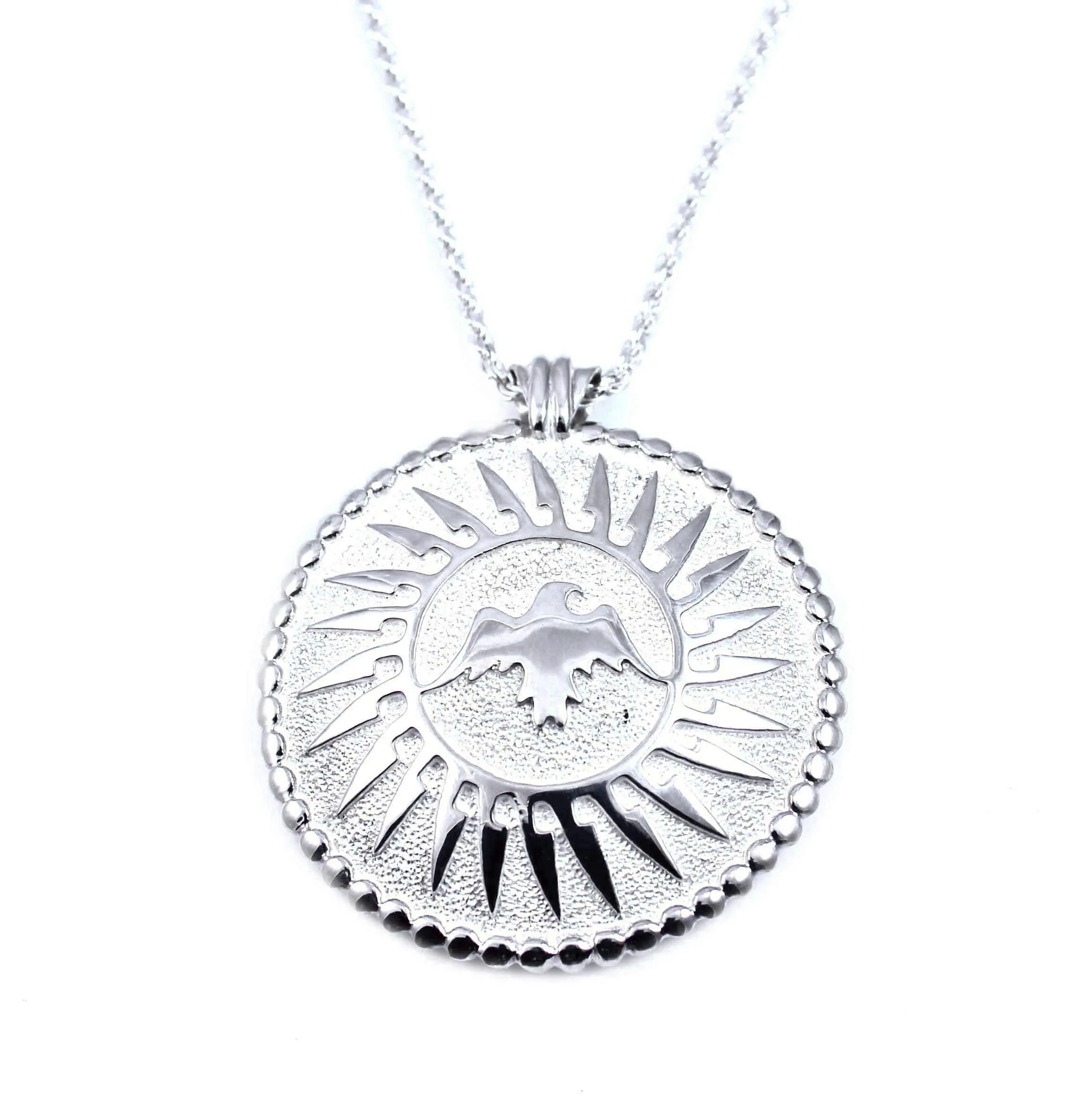 Moon Eagle Pendant