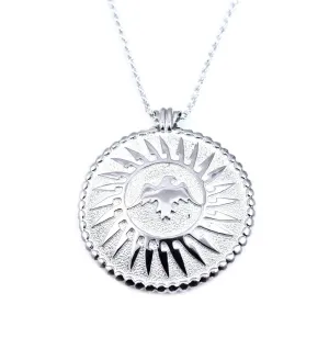 Moon Eagle Pendant