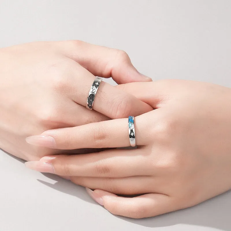 Moonlight Matching Rings