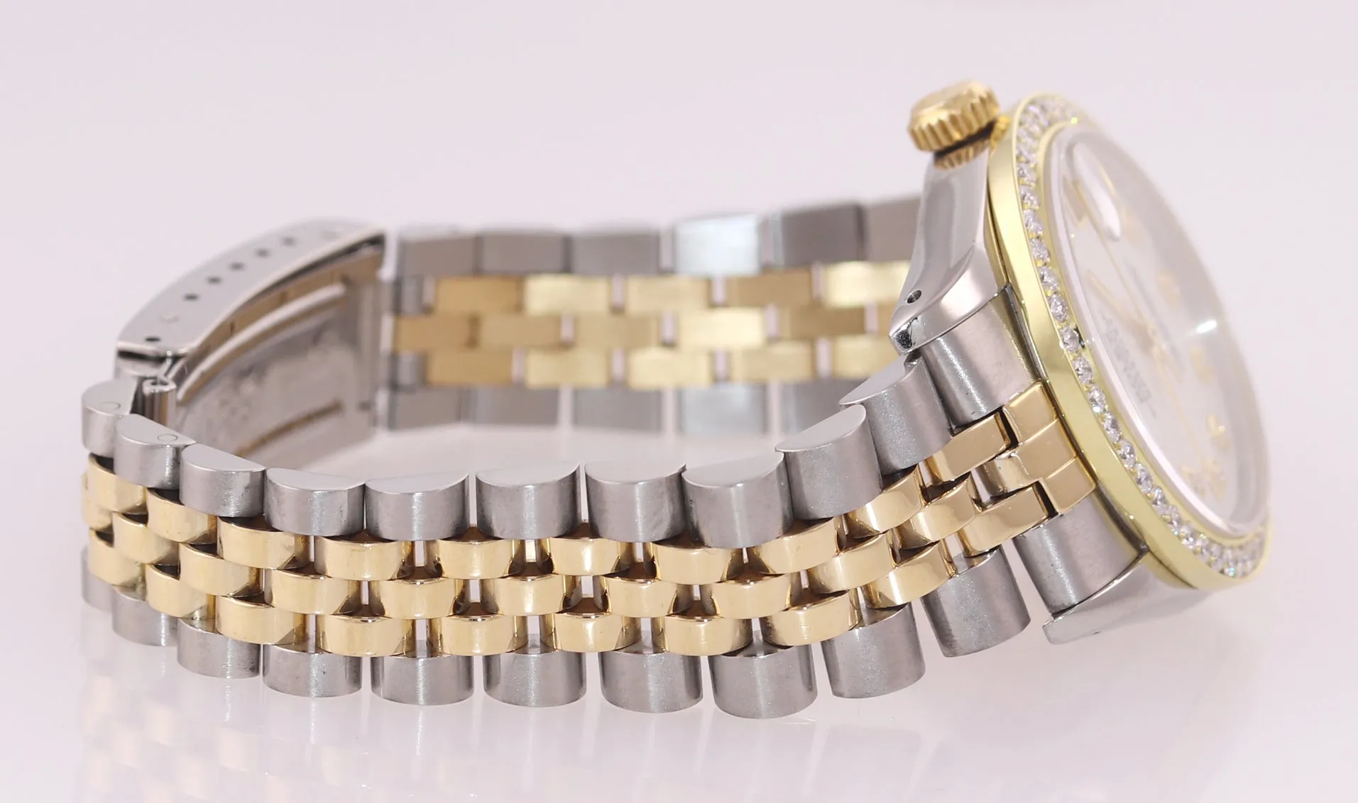 MOP DIAMOND Rolex DateJust 31mm Midsize Two-Tone Steel 18k Gold 68273 Watch