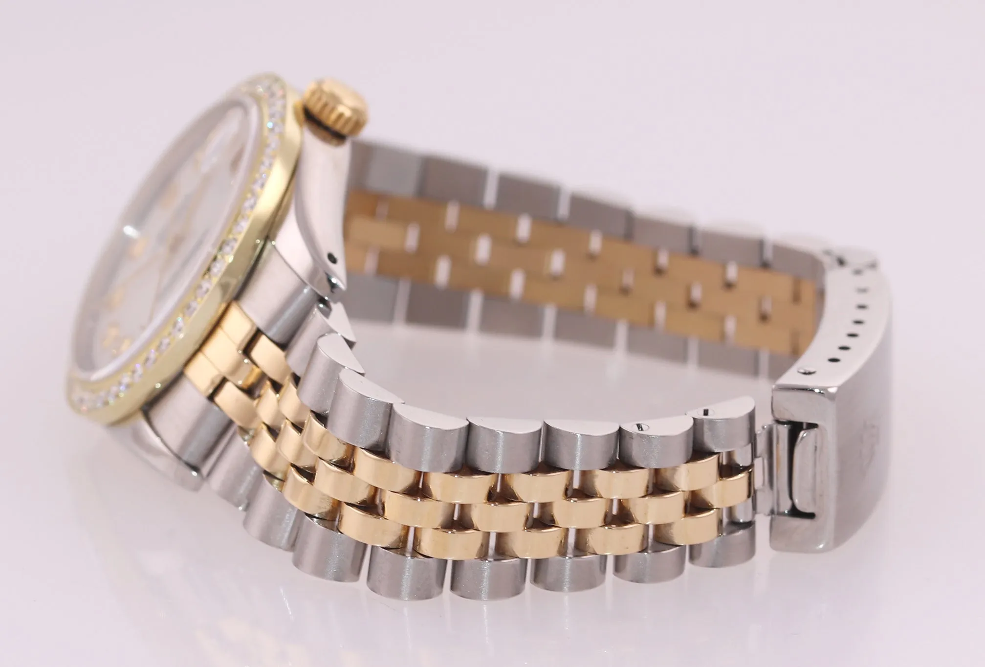 MOP DIAMOND Rolex DateJust 31mm Midsize Two-Tone Steel 18k Gold 68273 Watch