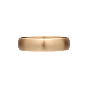 Métier Modern 14k Yellow Gold Rounded Flat Band - 5mm