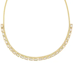 Multi Baguette Cuban Chain Choker