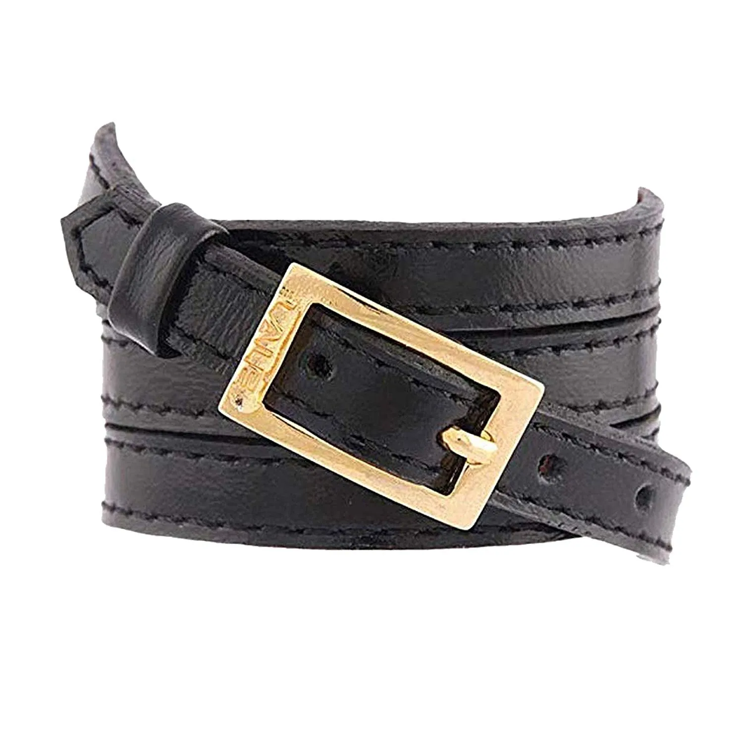 Multi wrap Black Leather Bracelet
