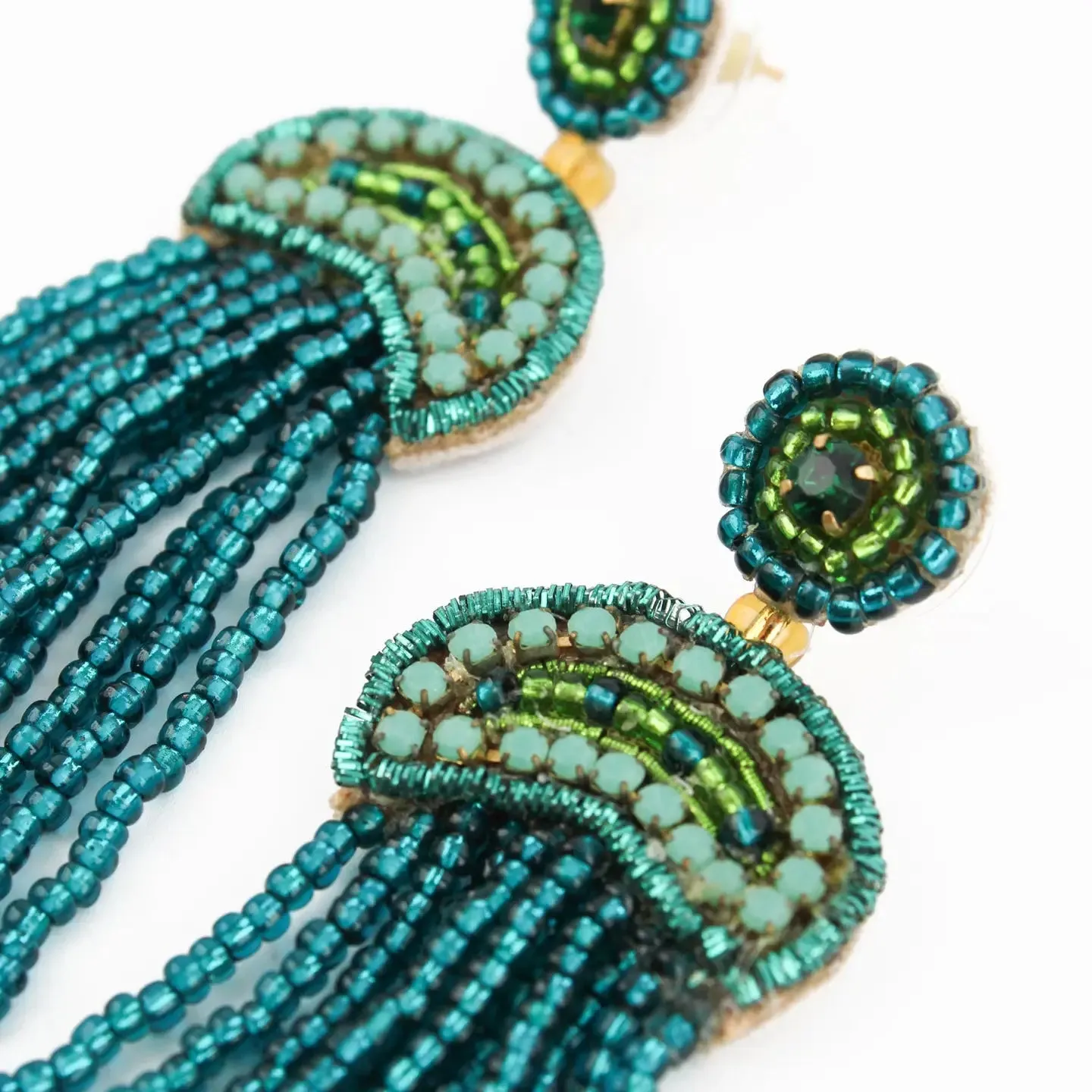 My Doris Jellyfish Drop Beaded Earrings