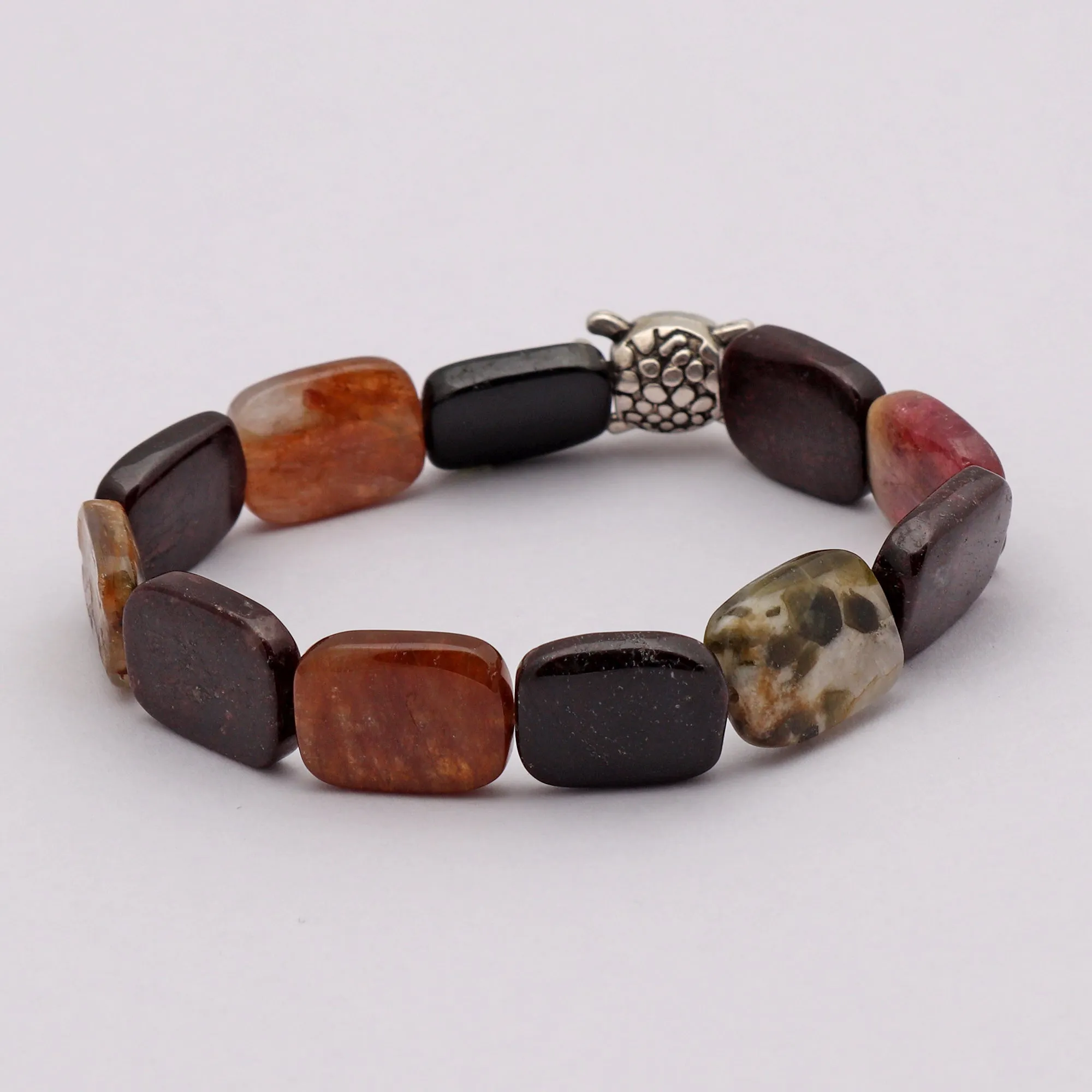 Natural Multi Gemstone Beads Bracelet