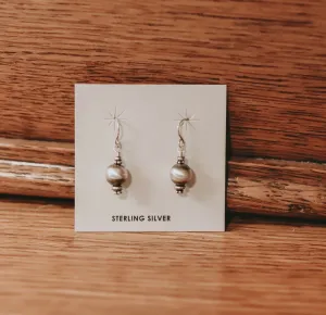 Navajo Pearl Dangle Earrigns