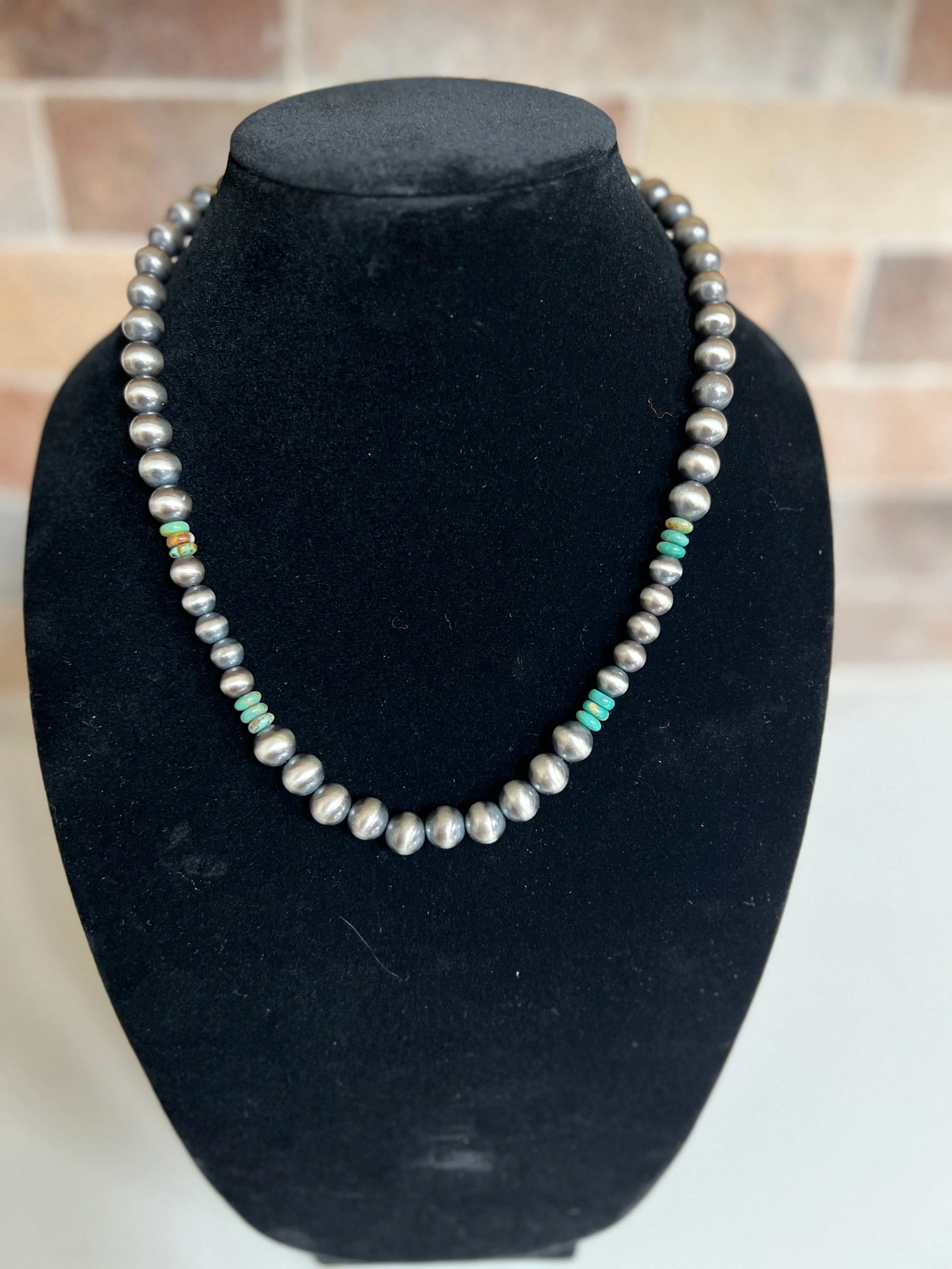 Navajo Pearls with Royal Beauty Turquoise