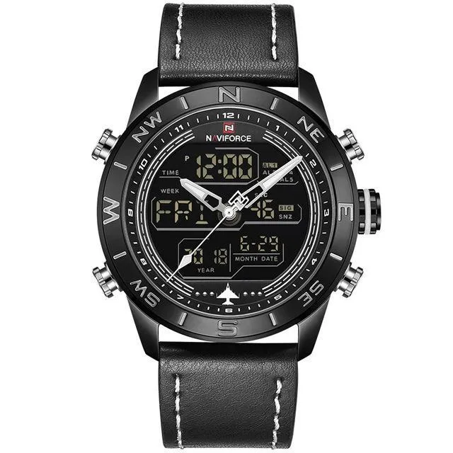 NAVIFORCE Jupiter™ Tactical Water Resistant Analog & Digital Hand Watch