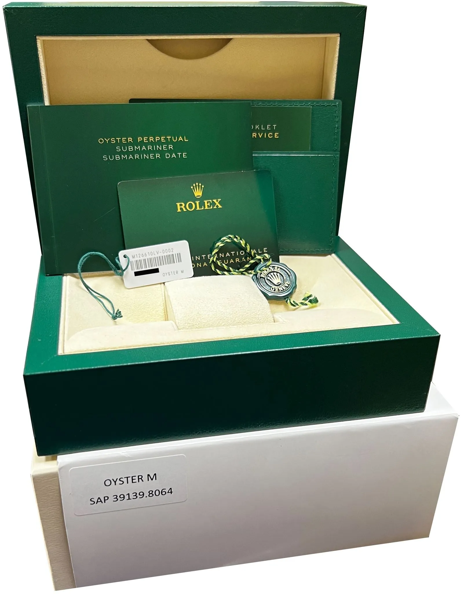NEW 2023 Rolex Submariner PAPERS 41mm Date GREEN KERMIT Ceramic 126610 LV B P