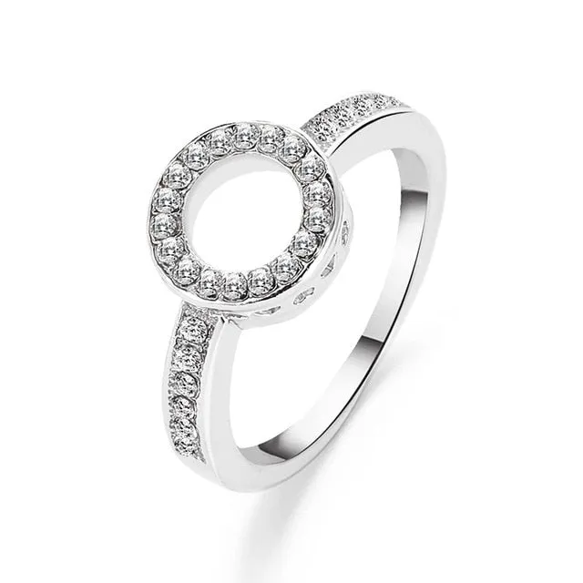 New Trendy Crystal  Engagement Claws Design Hot Sale Rings For Women AAA White Zircon Cubic elegant rings Female Wedding Jewelry
