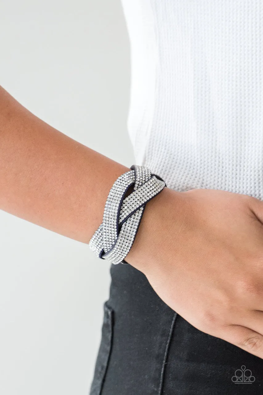 Nice Girls Finish Last Blue Paparazzi Bracelet