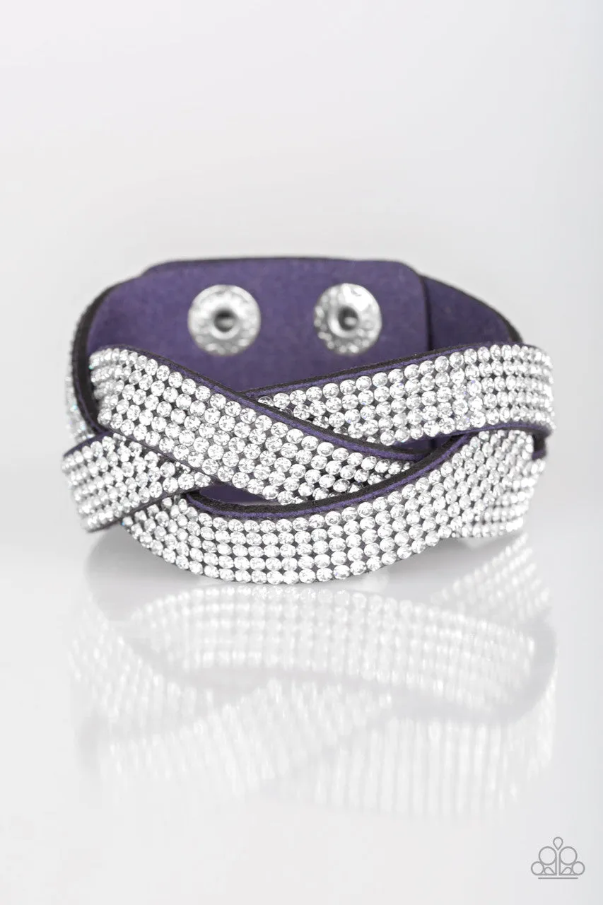 Nice Girls Finish Last Blue Paparazzi Bracelet
