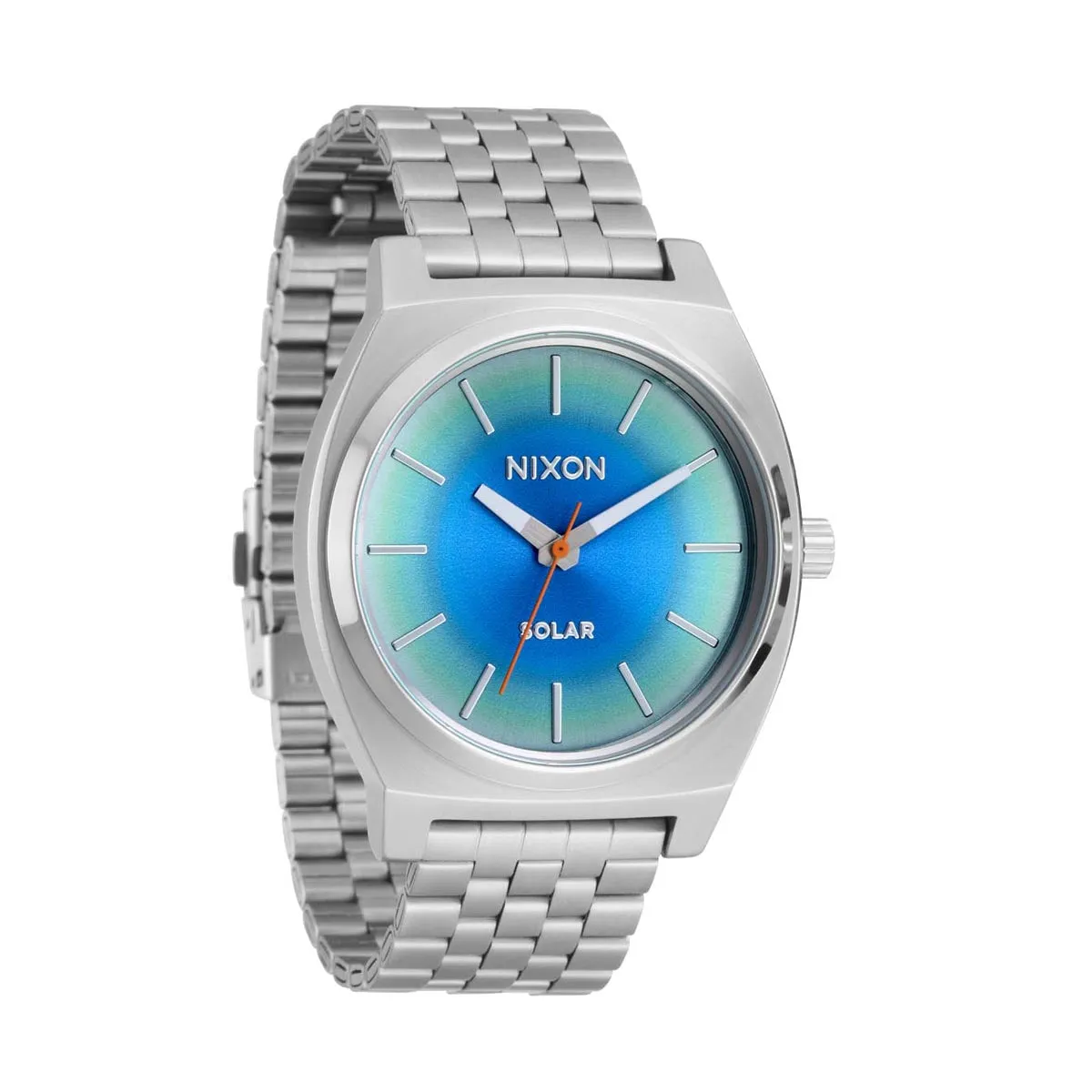 Nixon Time Teller Watch - Silver/Rainbow