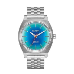 Nixon Time Teller Watch - Silver/Rainbow