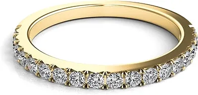 Nouveau Pave Diamond Wedding Band