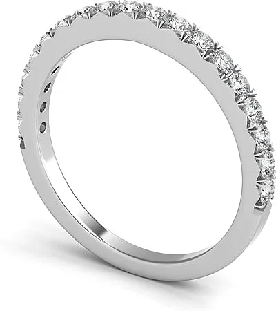 Nouveau Pave Diamond Wedding Band