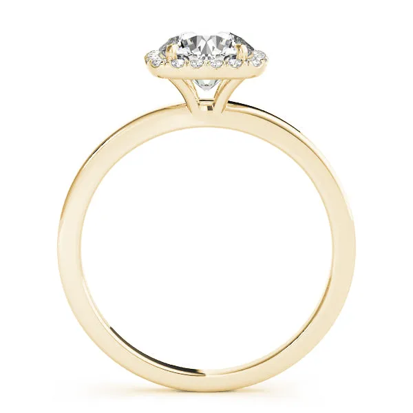 Nouvelle Kelly Halo Engagement Ring