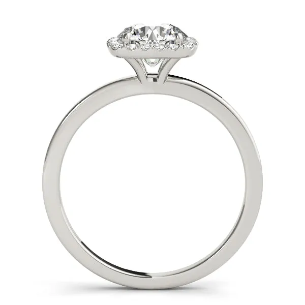 Nouvelle Kelly Halo Engagement Ring