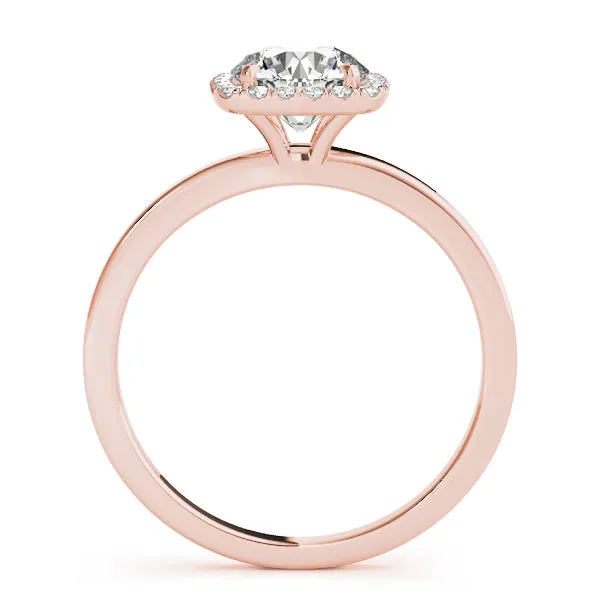 Nouvelle Kelly Halo Engagement Ring