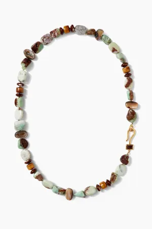 ODYSSEY HOOK NECKLACE CHRYOPRASE