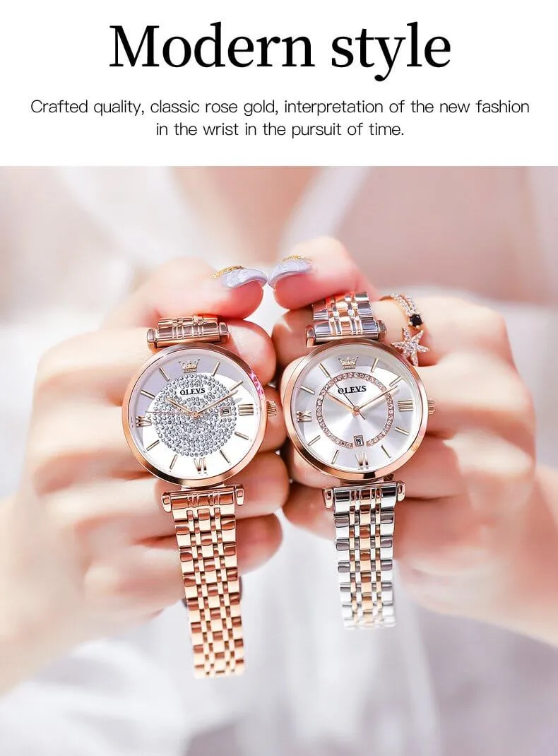 Olevs Famous Designer Luxury Lady's Quartz Watches