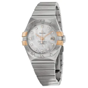 Omega Constellation Mother of Pearl Diamond Dial Ladies Watch 12320312055003 123.20.31.20.55.003