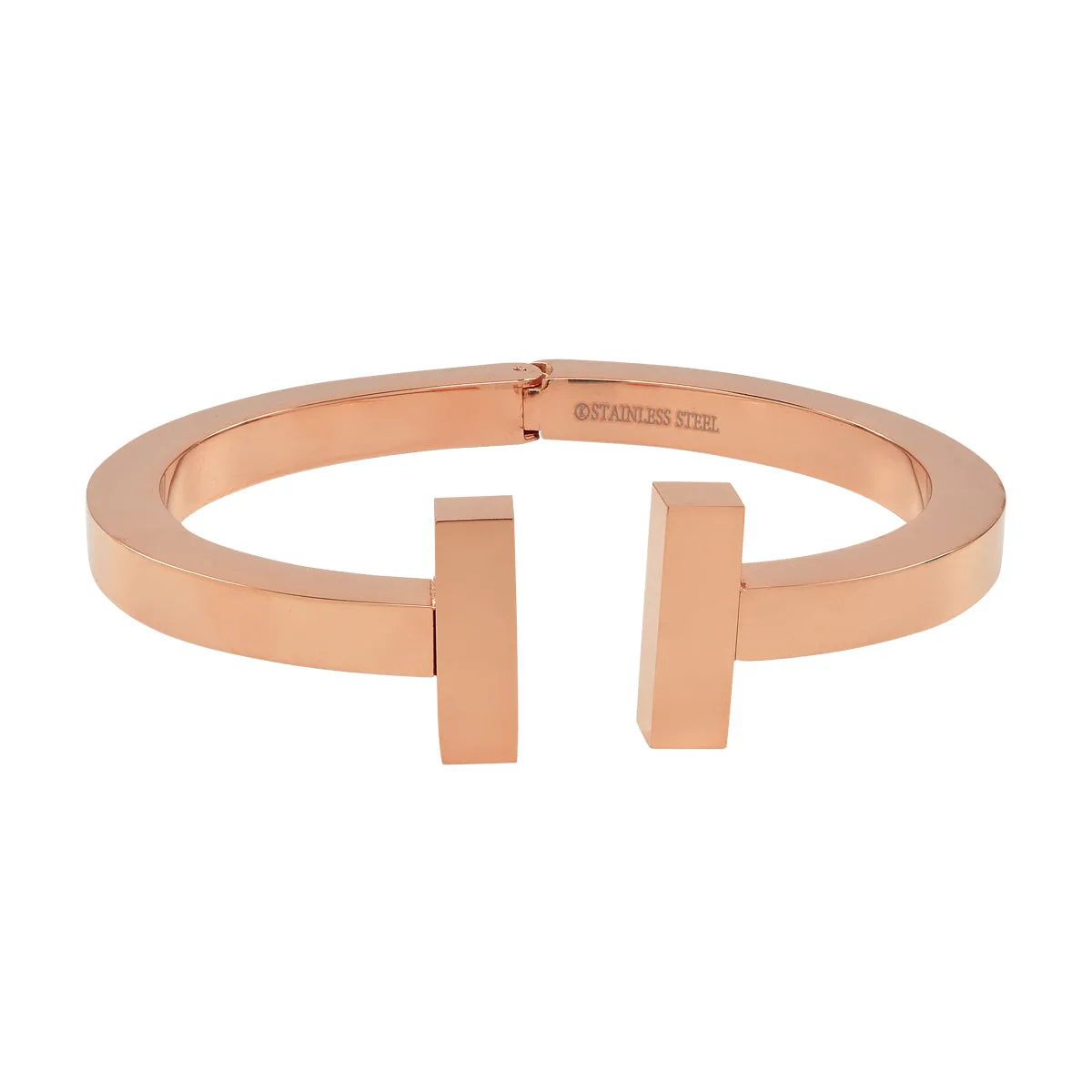 Open Thick Double Bar Cuff