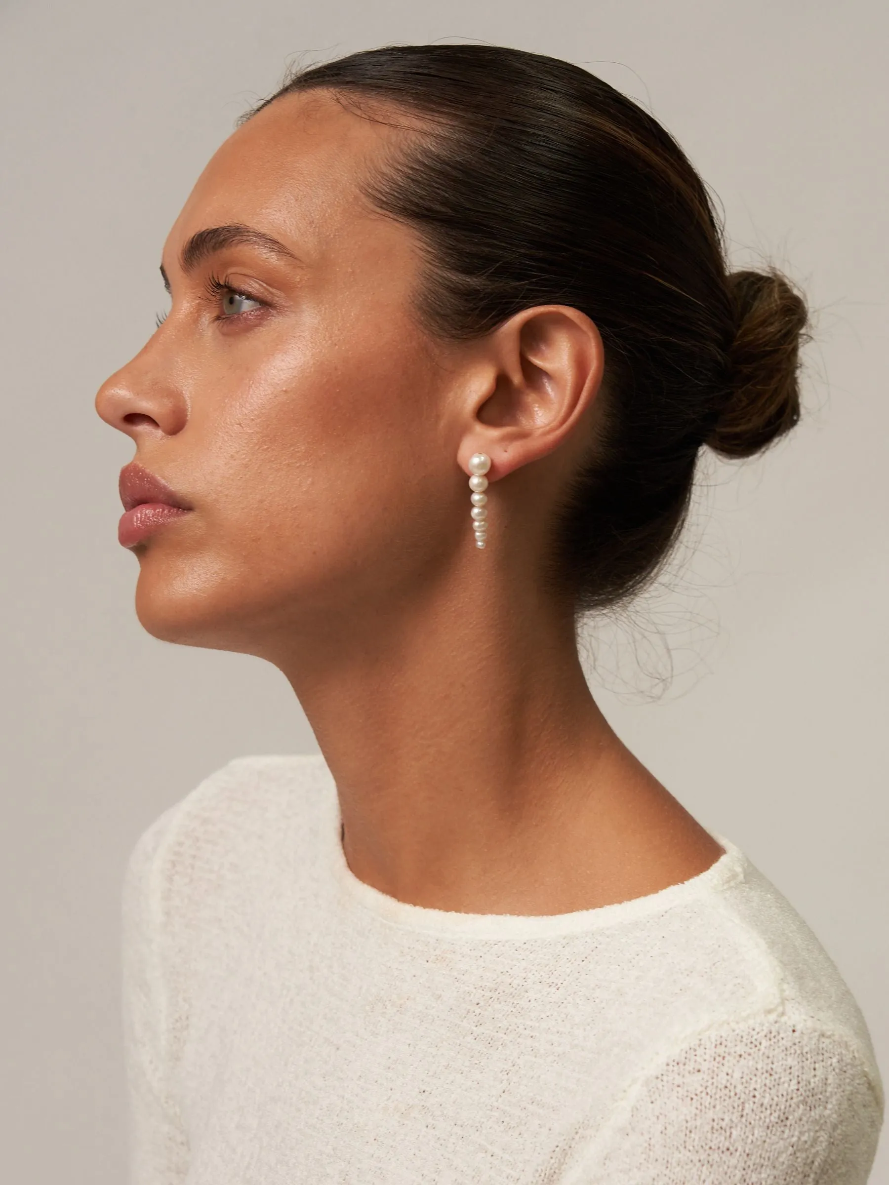 Ophelia | Seven Pearl Drop Earring