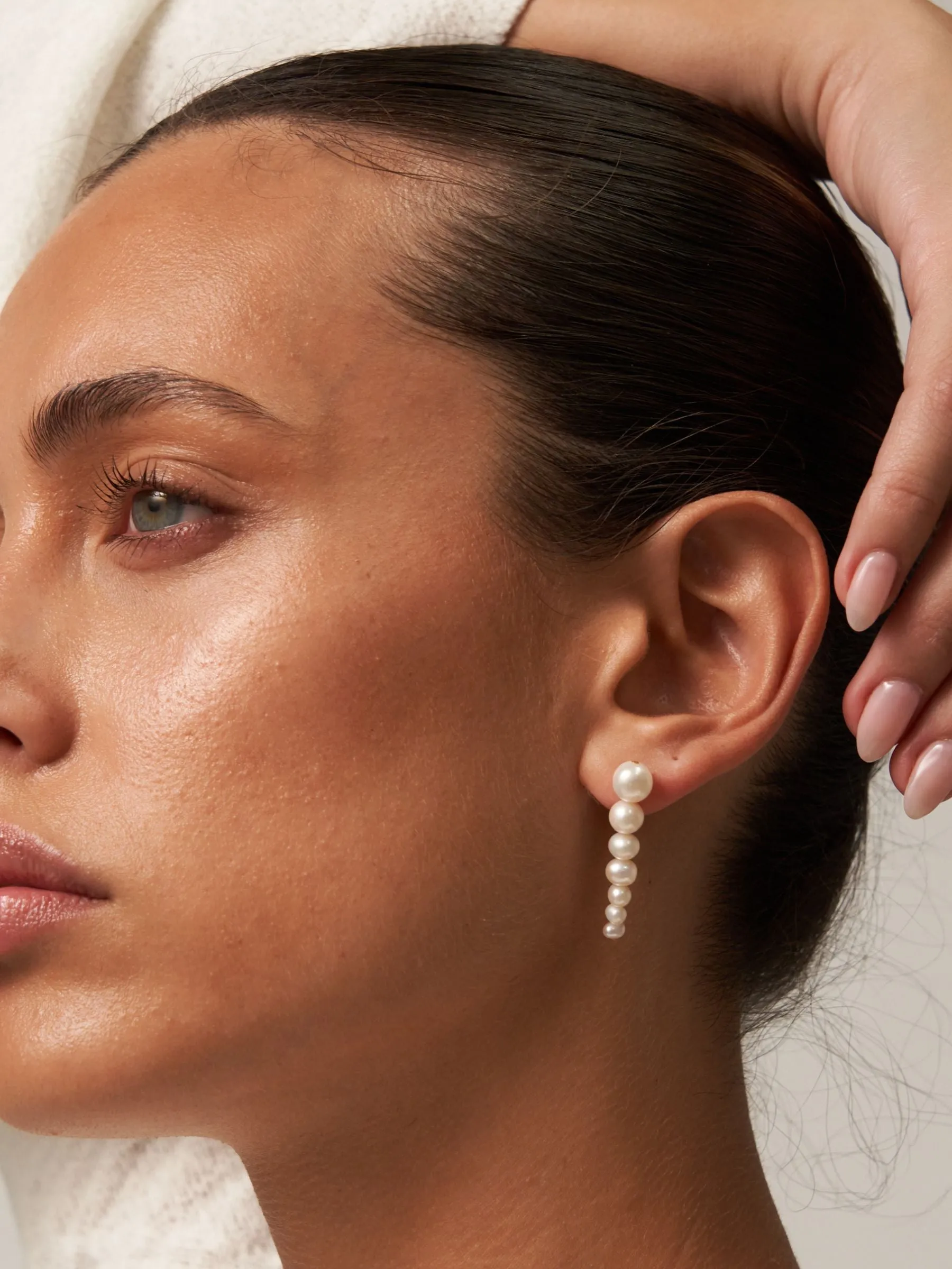 Ophelia | Seven Pearl Drop Earring