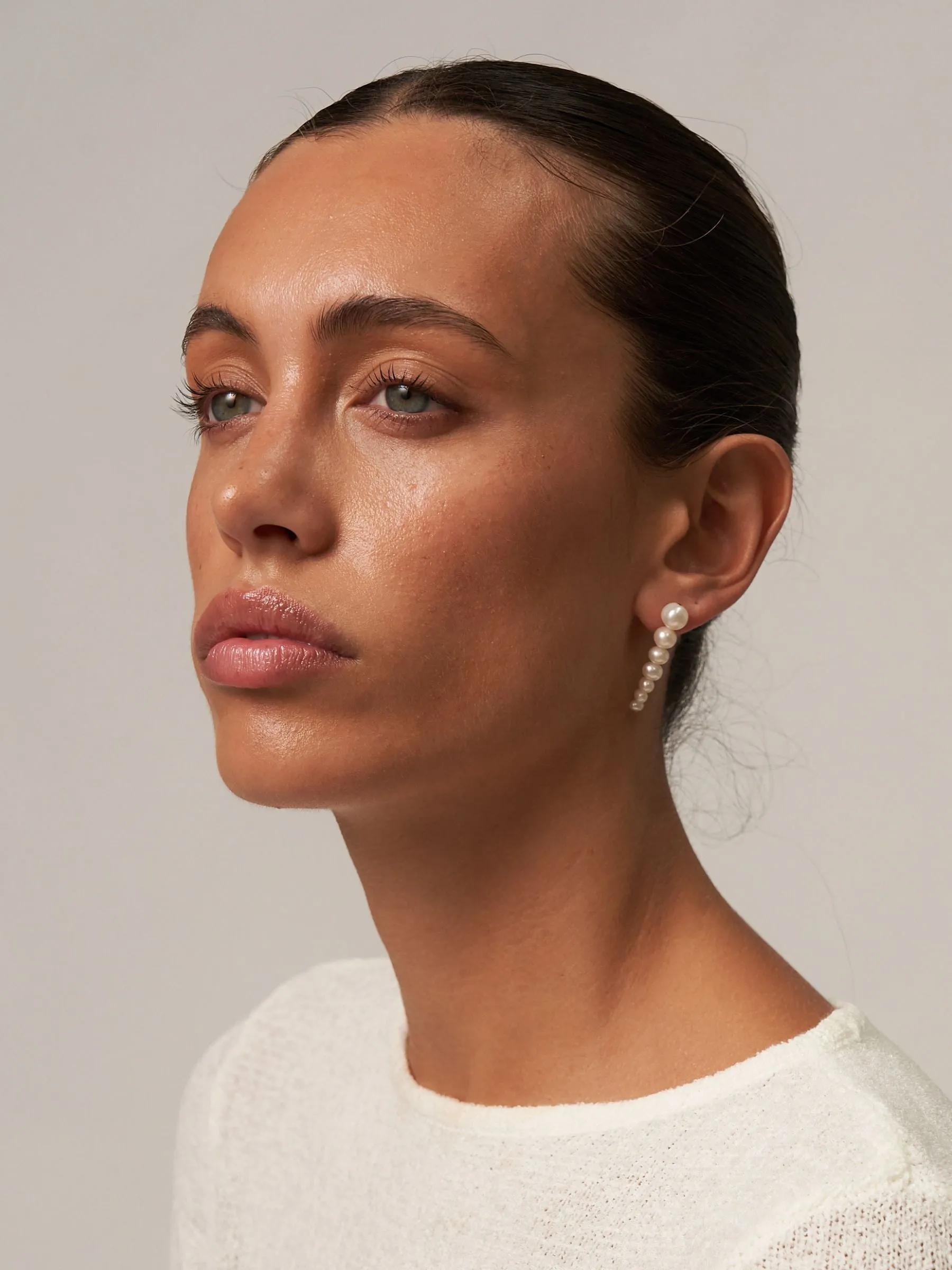 Ophelia | Seven Pearl Drop Earring