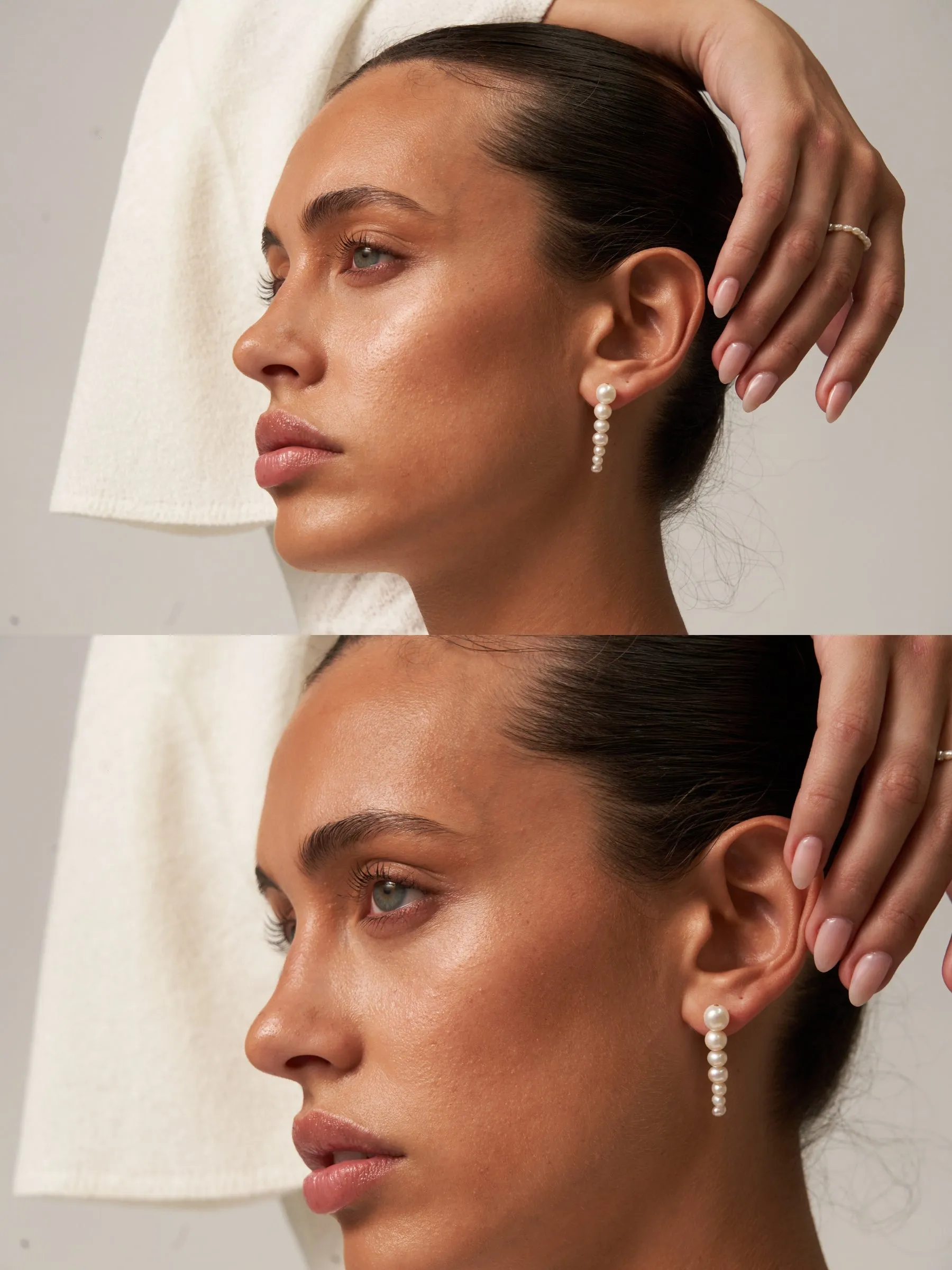 Ophelia | Seven Pearl Drop Earring