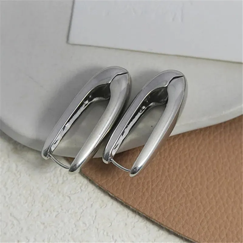 Oval Water Drop Earrings For Women Party Wedding Jewelry