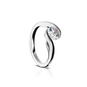 Palladium R459-1 Engagement Ring