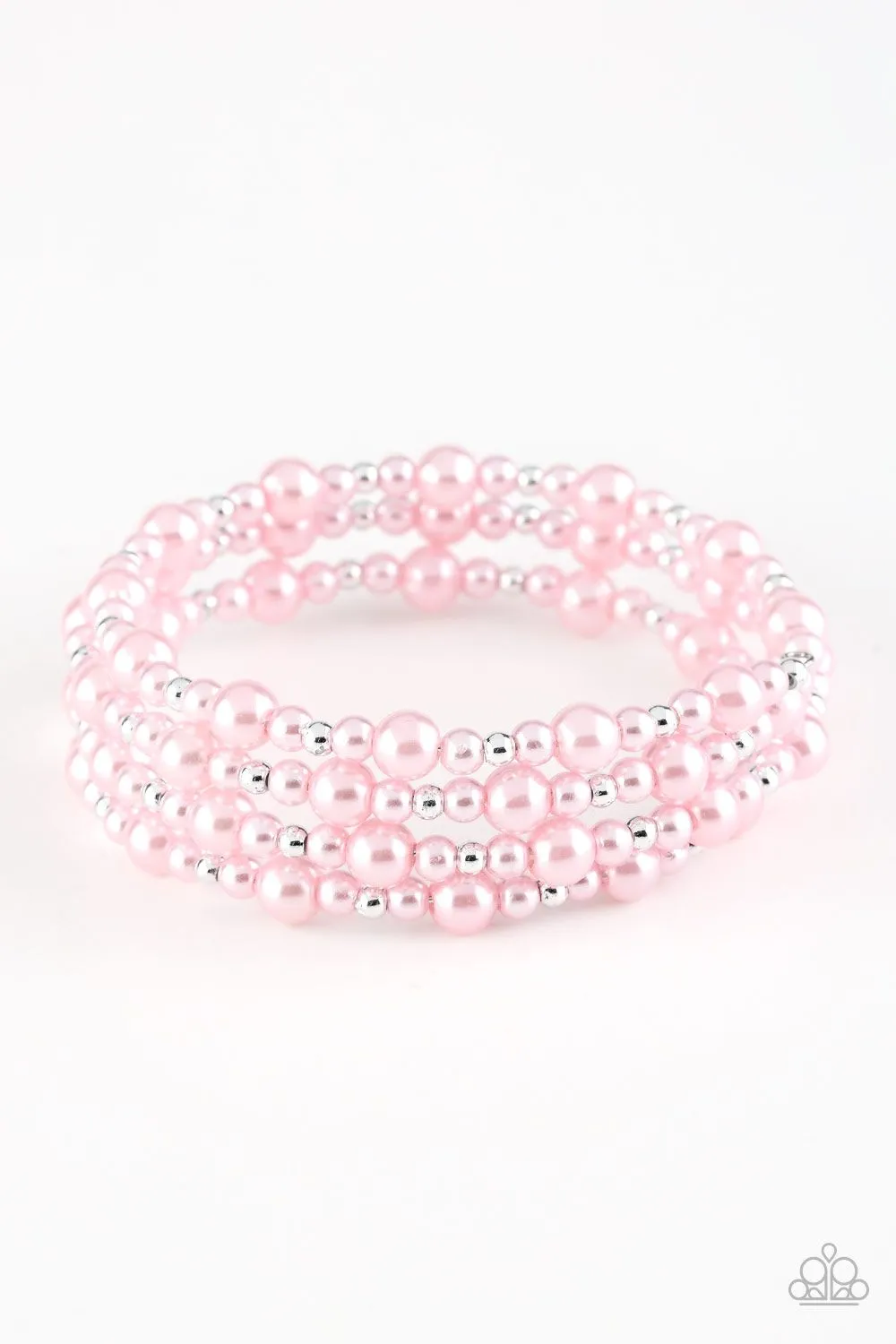 Paparazzi Classic Confidence Pink Pearl Bracelet