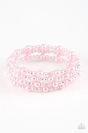 Paparazzi Classic Confidence Pink Pearl Bracelet