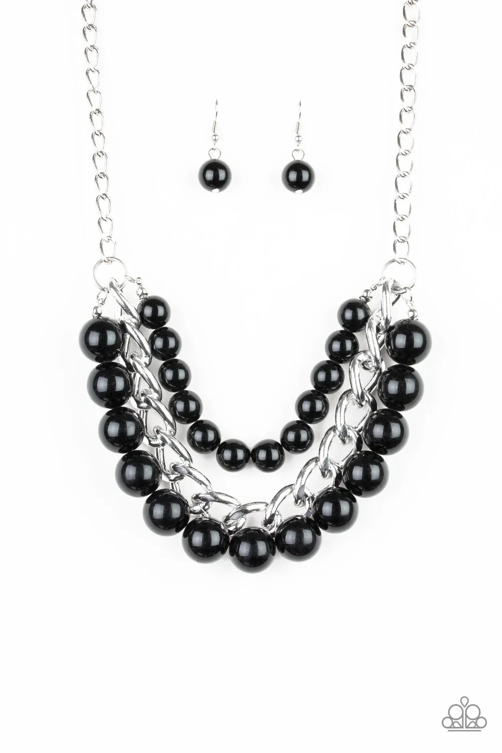Paparazzi - Empire State Empress - Black Necklace