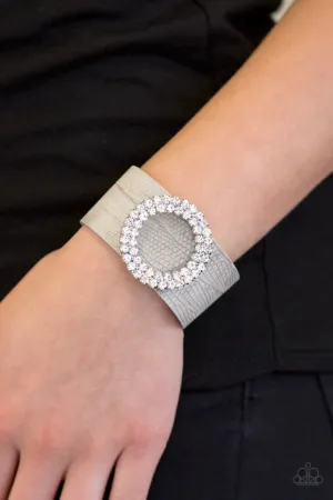Paparazzi Ring In The Bling - Silver Leather Bracelet