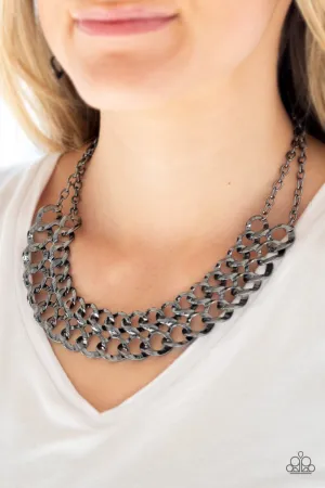 Paparazzi - Street Meet and Greet - Black Necklace