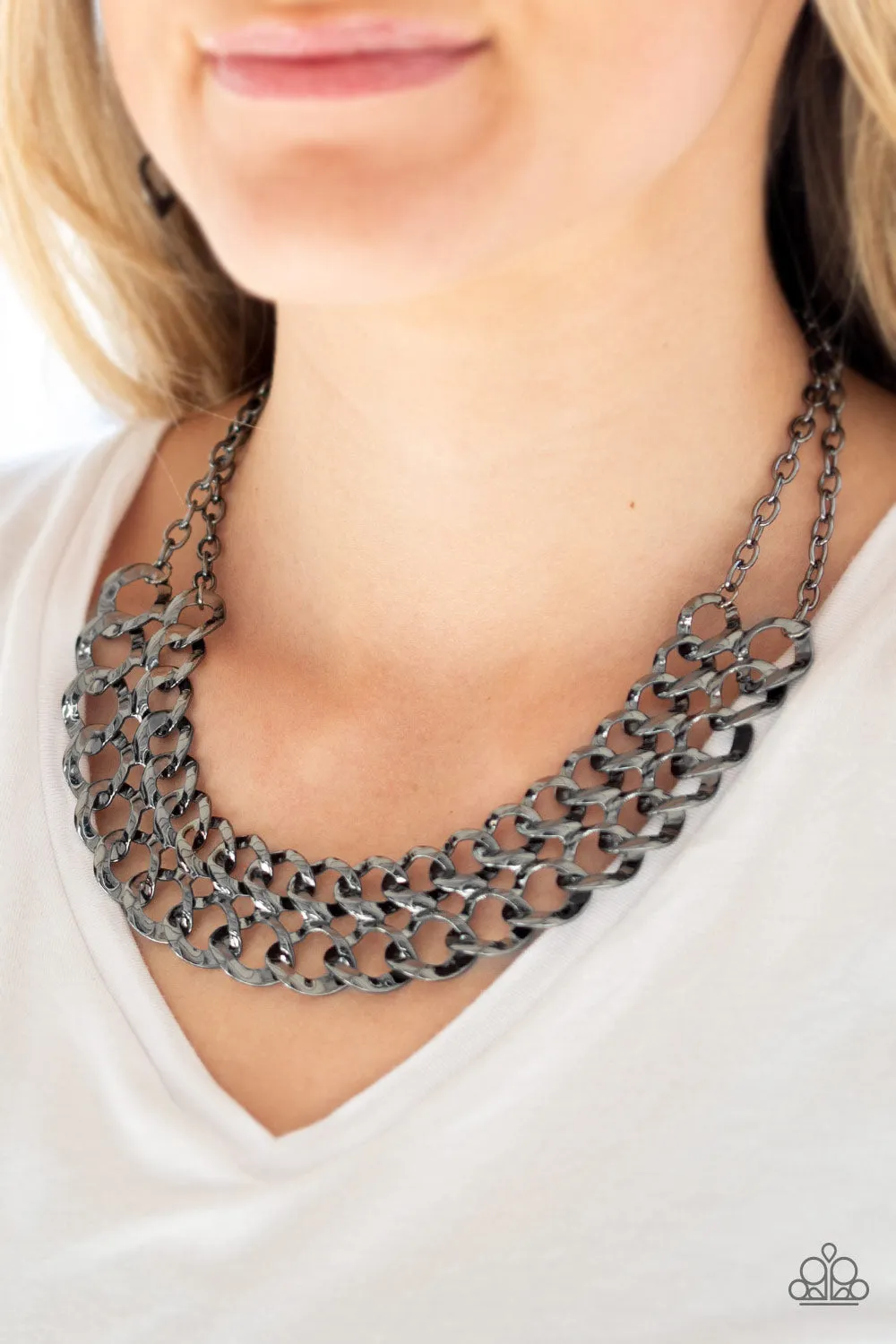 Paparazzi - Street Meet and Greet - Black Necklace