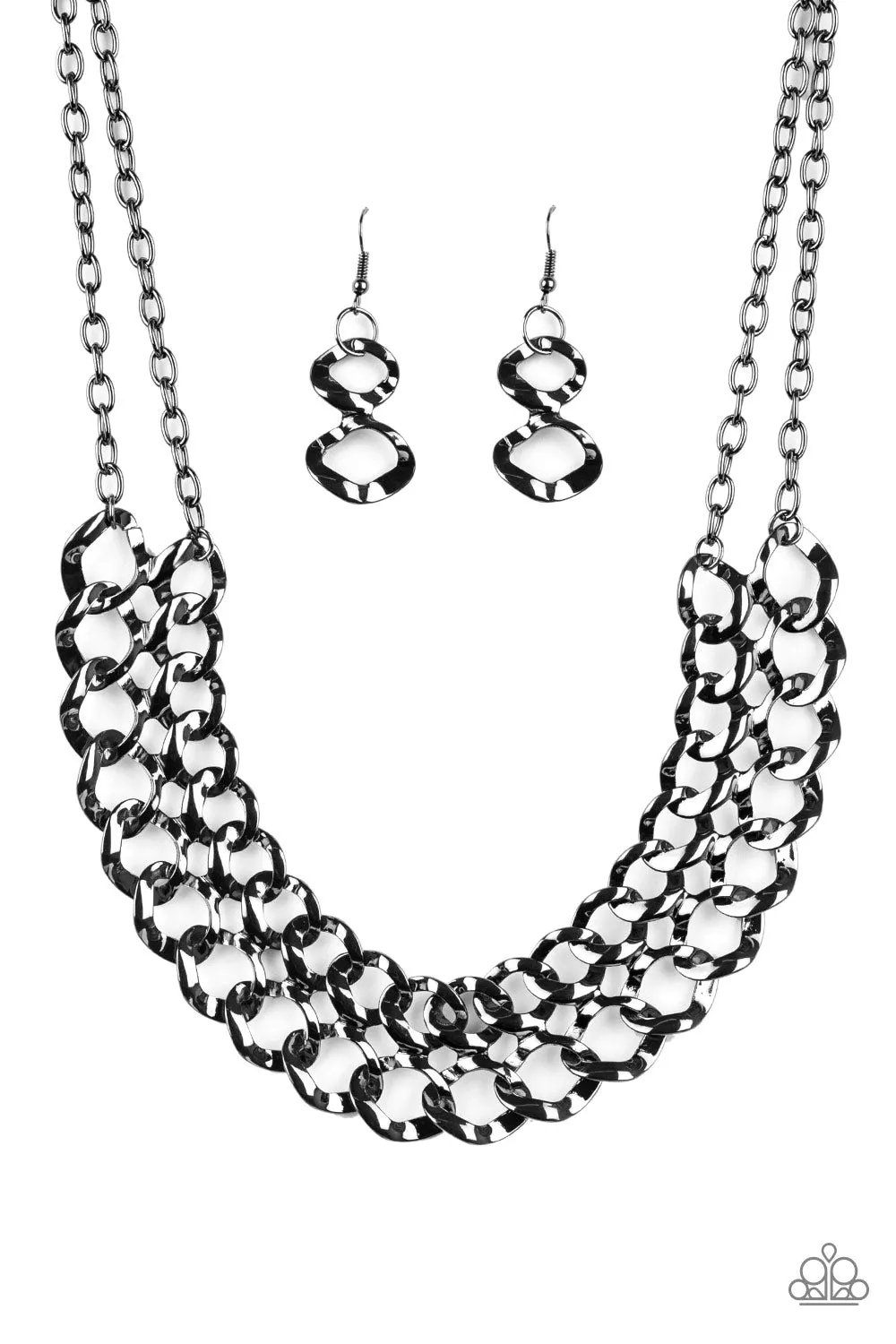 Paparazzi - Street Meet and Greet - Black Necklace