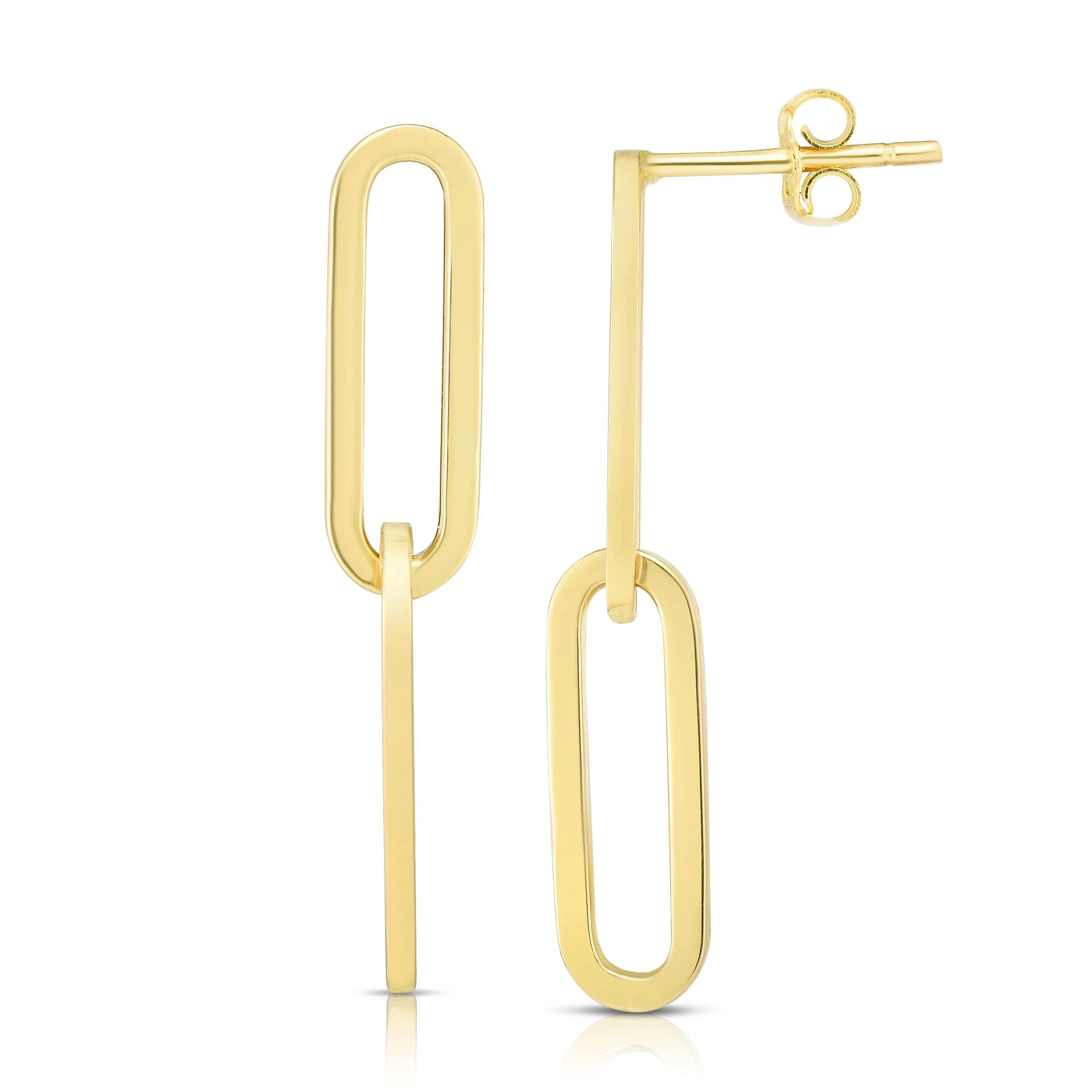 Paperclip Dangle Earrings