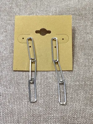 Paperclip Post Earrings