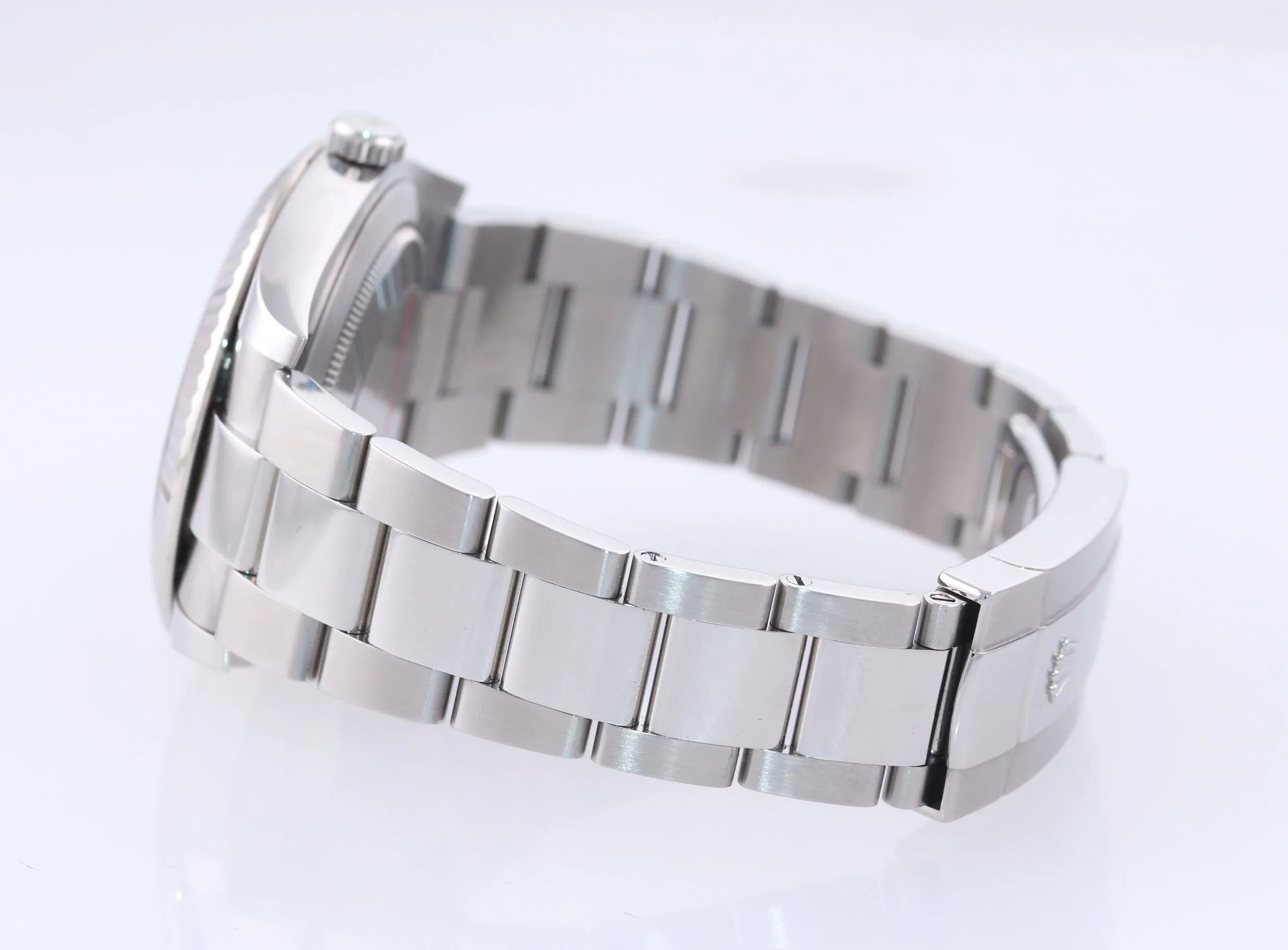 PAPERS NEW 2019 Rolex DateJust 41 126334 Blue Stick Dial Steel Fluted Watch Box