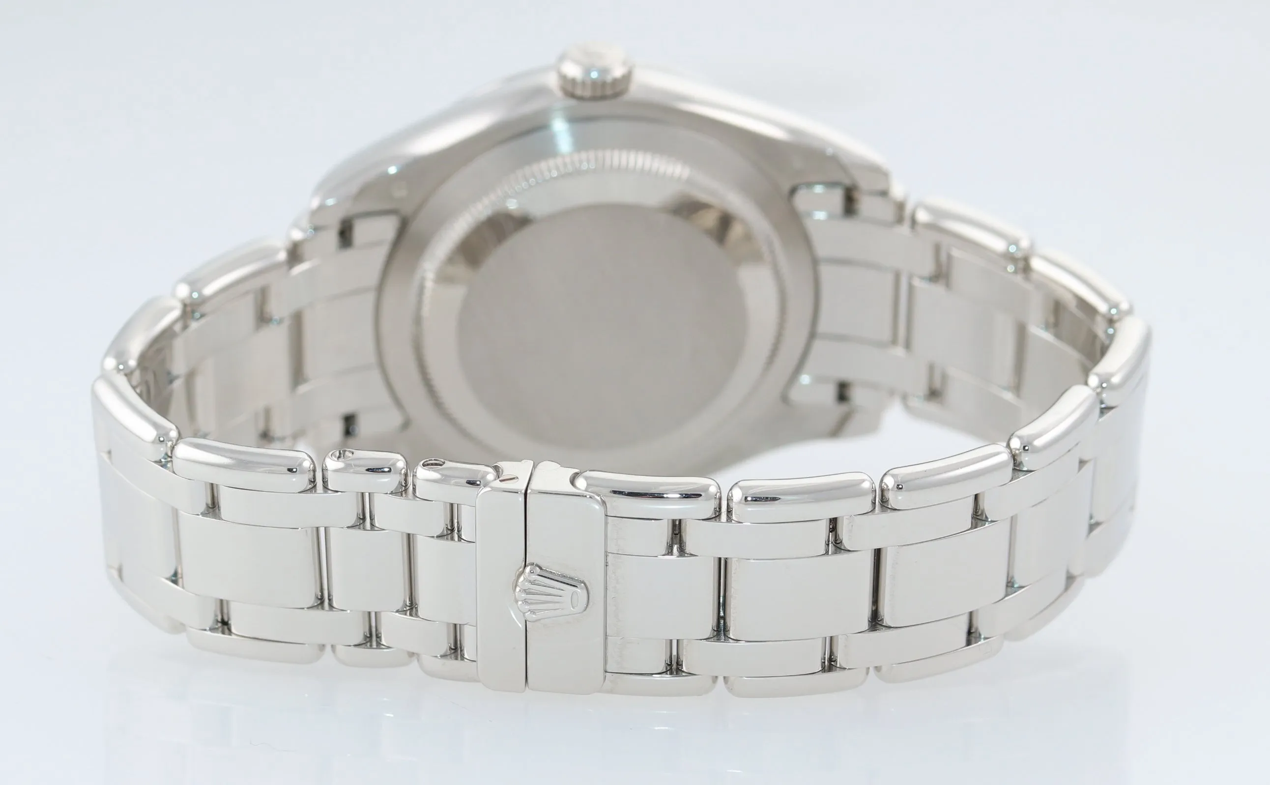 PAPERS Rolex Day-Date President 18946 MOP Diamond Bezel 39MM Platinum Watch Box