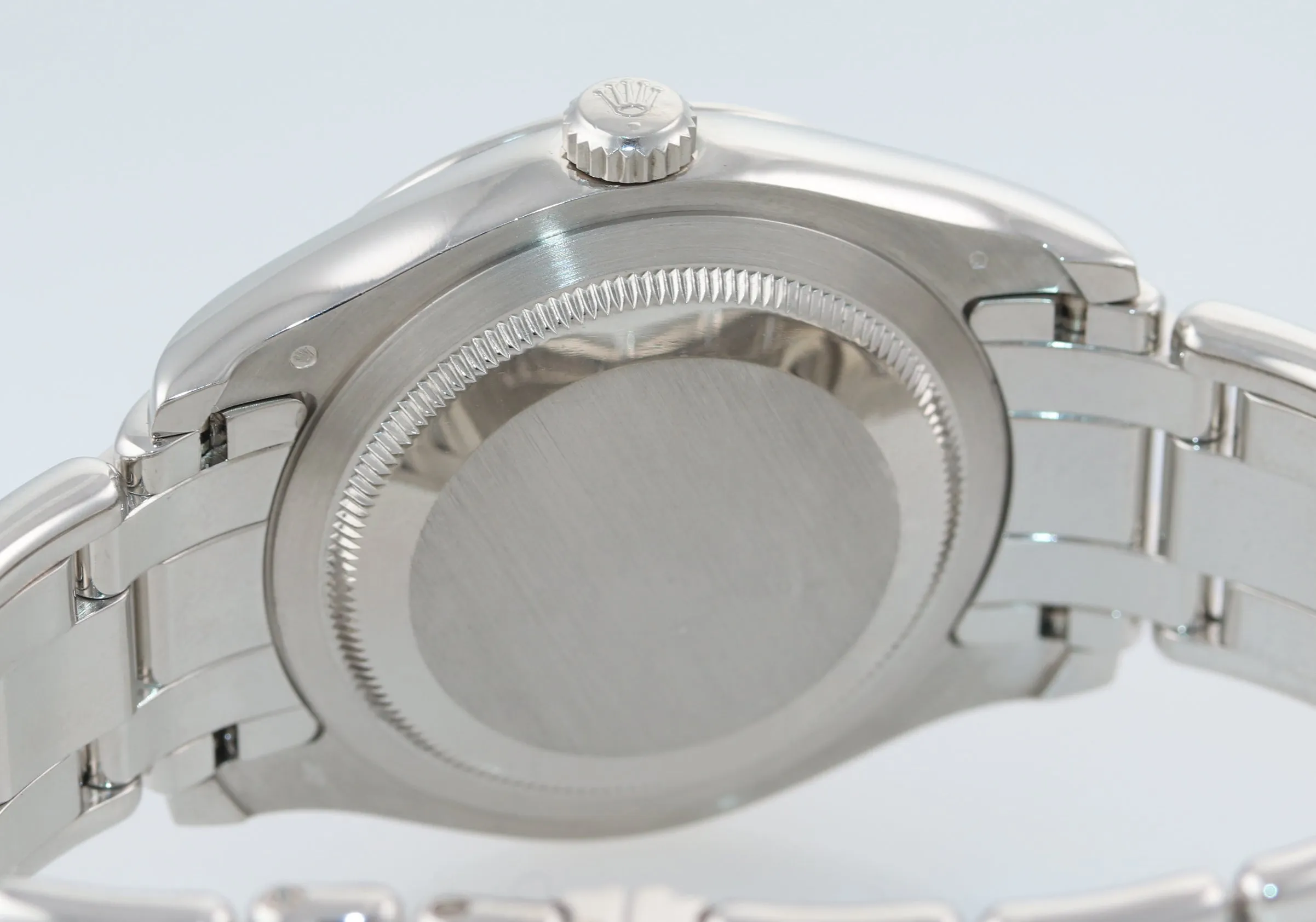 PAPERS Rolex Day-Date President 18946 MOP Diamond Bezel 39MM Platinum Watch Box