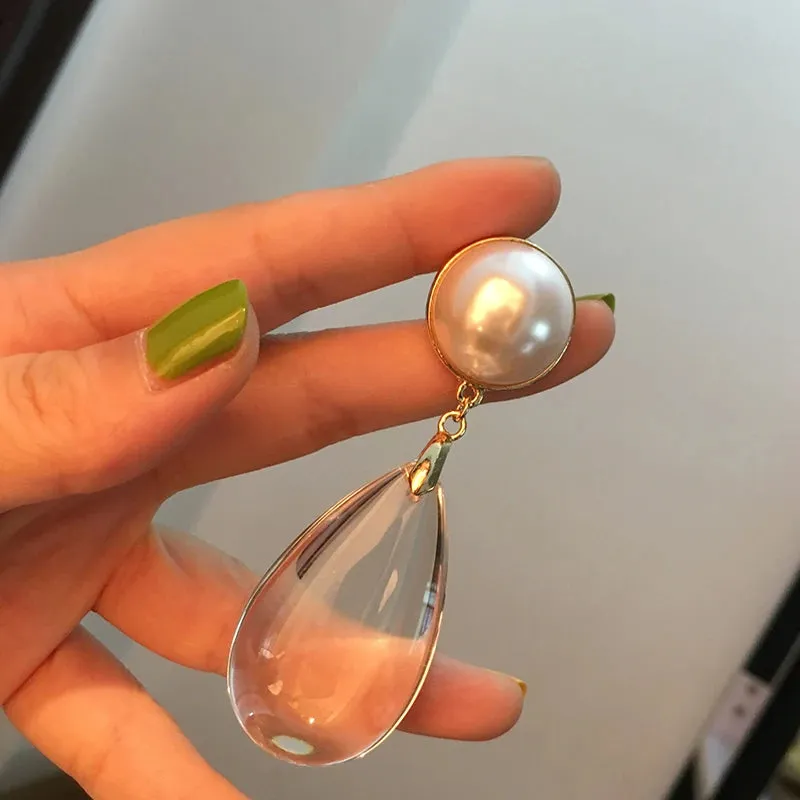 Party Blast! ✨ Famous Big Waterdrop Dangle Pearl Earring