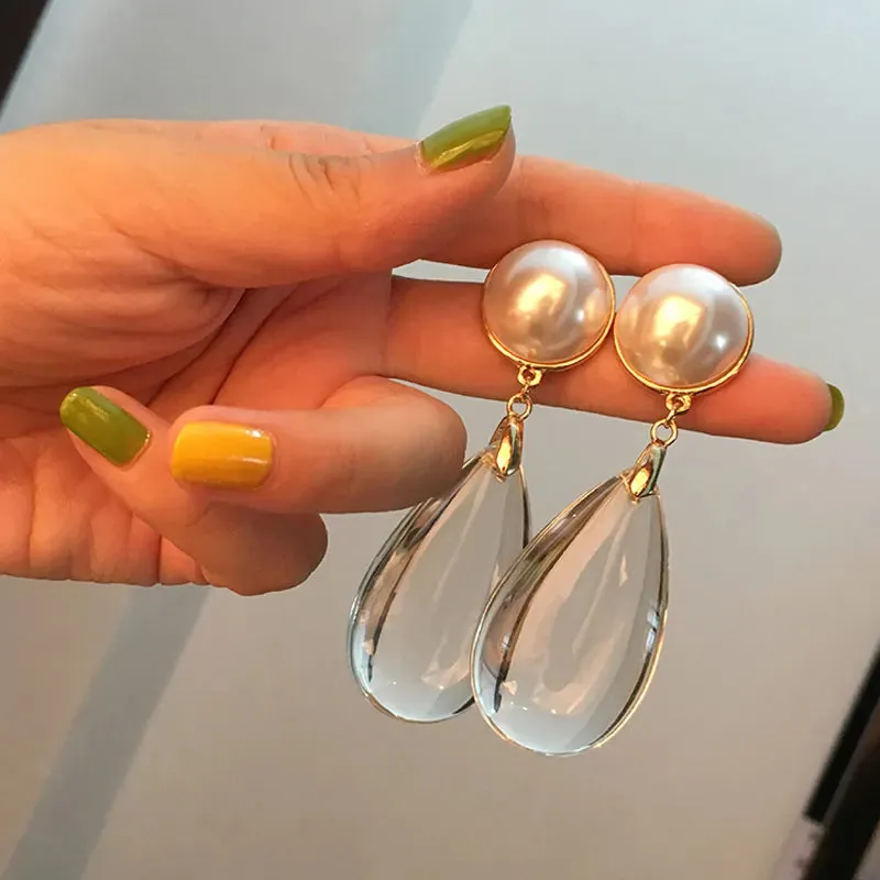 Party Blast! ✨ Famous Big Waterdrop Dangle Pearl Earring