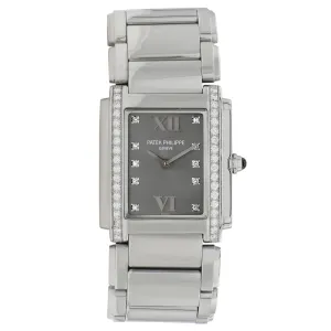 Patek Philippe Stainless Steel Diamond Twenty-4 4910-10A-010