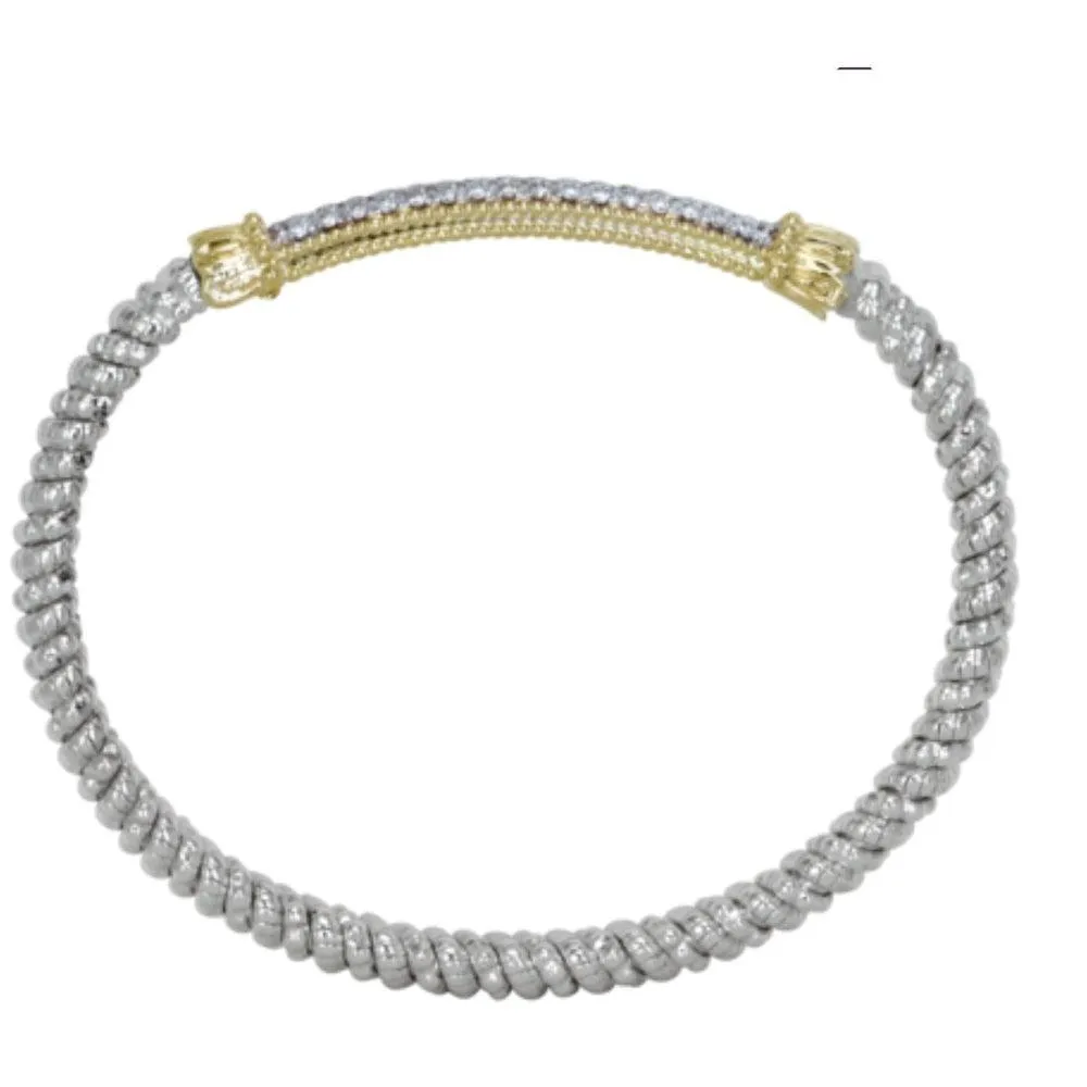 Pave Bar Diamond Bracelet